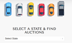 Select state image from homepage
